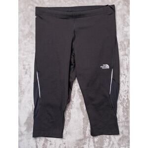 The North Face Vapor Wick 3/4 Length Black Base Layer Leggings Mens Size L
